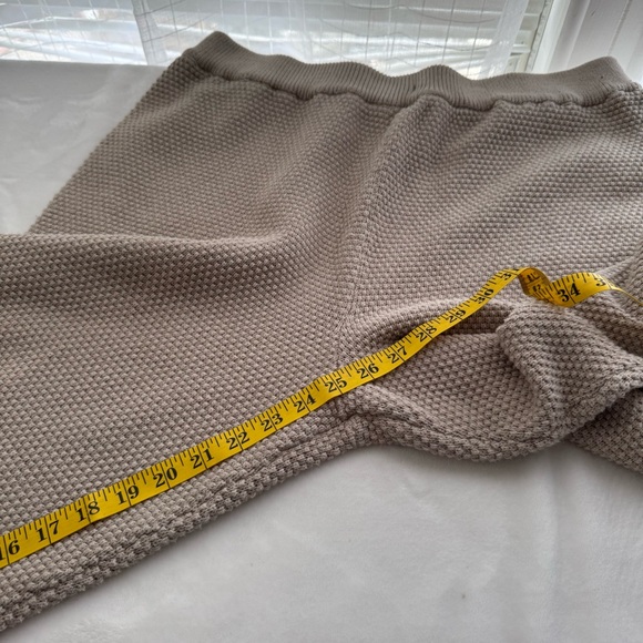 Free People Beach Hailee Cardi Pants XL in Peyote High Rise Jogger Style Knit - Picture 8 of 8